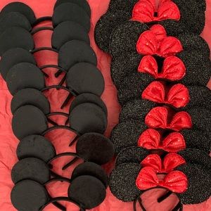 Mouse ears with & without bows